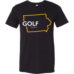 SwingJuice Short Sleeve Unisex T-shirt Golf Iowa