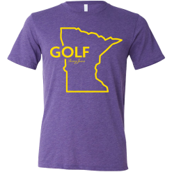 SwingJuice Short Sleeve Unisex T-Shirt Golf Minnesota