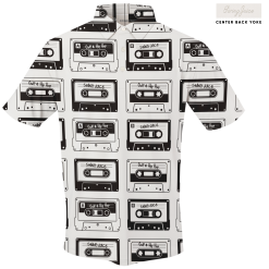 SwingJuice Short Sleeve Men's Performance Polo Golf Mixtape