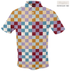 SwingJuice Short Sleeve Men's Performance Polo Golf Multi Checker