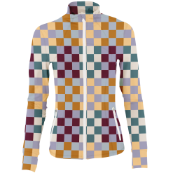 SwingJuice Long Sleeve Women's Performance Full Zip Golf Multi Checker -Golf Shop swingjuice multi checker women performance full zip jacket ivory e5282b6f dd2f 45cf 9256 6fd8770f5bd9