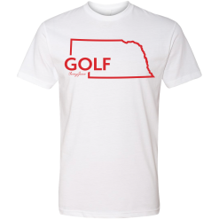 SwingJuice Short Sleeve Unisex T-shirt Golf Nebraska