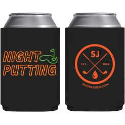 SwingJuice Unisex Koozie Golf Night Putting Orange O/S
