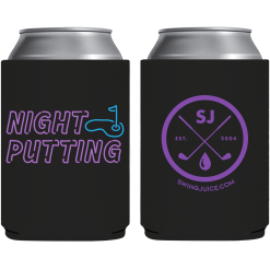 SwingJuice Unisex Koozie Golf Night Putting Purple O/S