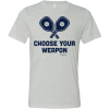 SwingJuice Short Sleeve Unisex T-Shirt Pickleball Choose Your Weapon