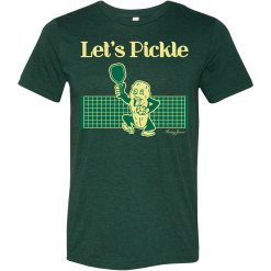 SwingJuice Short Sleeve Unisex T-Shirt Pickleball Let's Pickle
