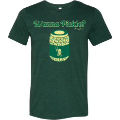 SwingJuice Short Sleeve Unisex T-Shirt Pickleball Wanna Pickle?