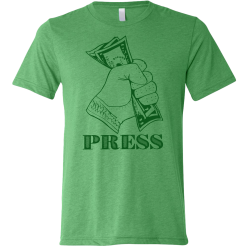 SwingJuice Short Sleeve Unisex T-Shirt Golf Press