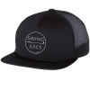 SwingJuice Foam Trucker Unisex Golf Hat -Golf Shop swingjuice retro golf foam trucker hat black