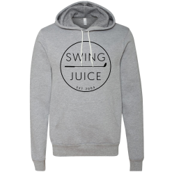 SwingJuice Long Sleeve Unisex Hoodie Golf Retro -Golf Shop swingjuice retro golf long sleeve hoodie grey