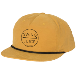 SwingJuice Rope Unisex Golf Hat -Golf Shop swingjuice retro golf rope hat mustard