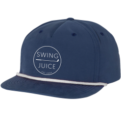 SwingJuice Rope Unisex Golf Hat -Golf Shop swingjuice retro golf rope hat navy white