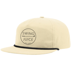 SwingJuice Rope Unisex Golf Hat -Golf Shop swingjuice retro golf rope hat pale birch black