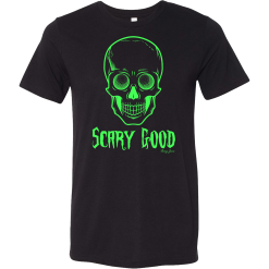 SwingJuice Short Sleeve Unisex T-Shirt Golf Scary Good Glow In The Dark