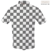 SwingJuice Short Sleeve Men's Performance Polo Golf SJ Checkerboard