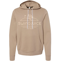 SwingJuice Long Sleeve Unisex Hoodie Golf SJ Woods -Golf Shop swingjuice sj woods long sleeve hoodie tan 3714c558 19a9 499b b7bc 0de2fb442b40