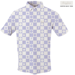 SwingJuice Short Sleeve Men's Performance Polo Golf Smiley