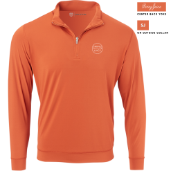 SwingJuice Long Sleeve Men's Performance Quarter Zip Golf Retro