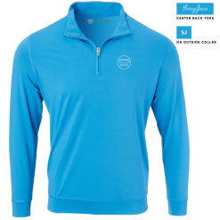 SwingJuice Long Sleeve Men's Performance Quarter Zip Golf Retro -Golf Shop swingjuice solid retro performance 1 4 zip long sleeve pullover nautical blue