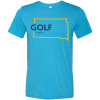 SwingJuice Short Sleeve Unisex T-shirt Golf South Dakota