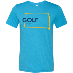 SwingJuice Short Sleeve Unisex T-shirt Golf South Dakota