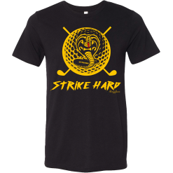 SwingJuice Short Sleeve Unisex T-Shirt Golf Strike Hard