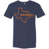 SwingJuice Short Sleeve Unisex T-Shirt Baseball Texas