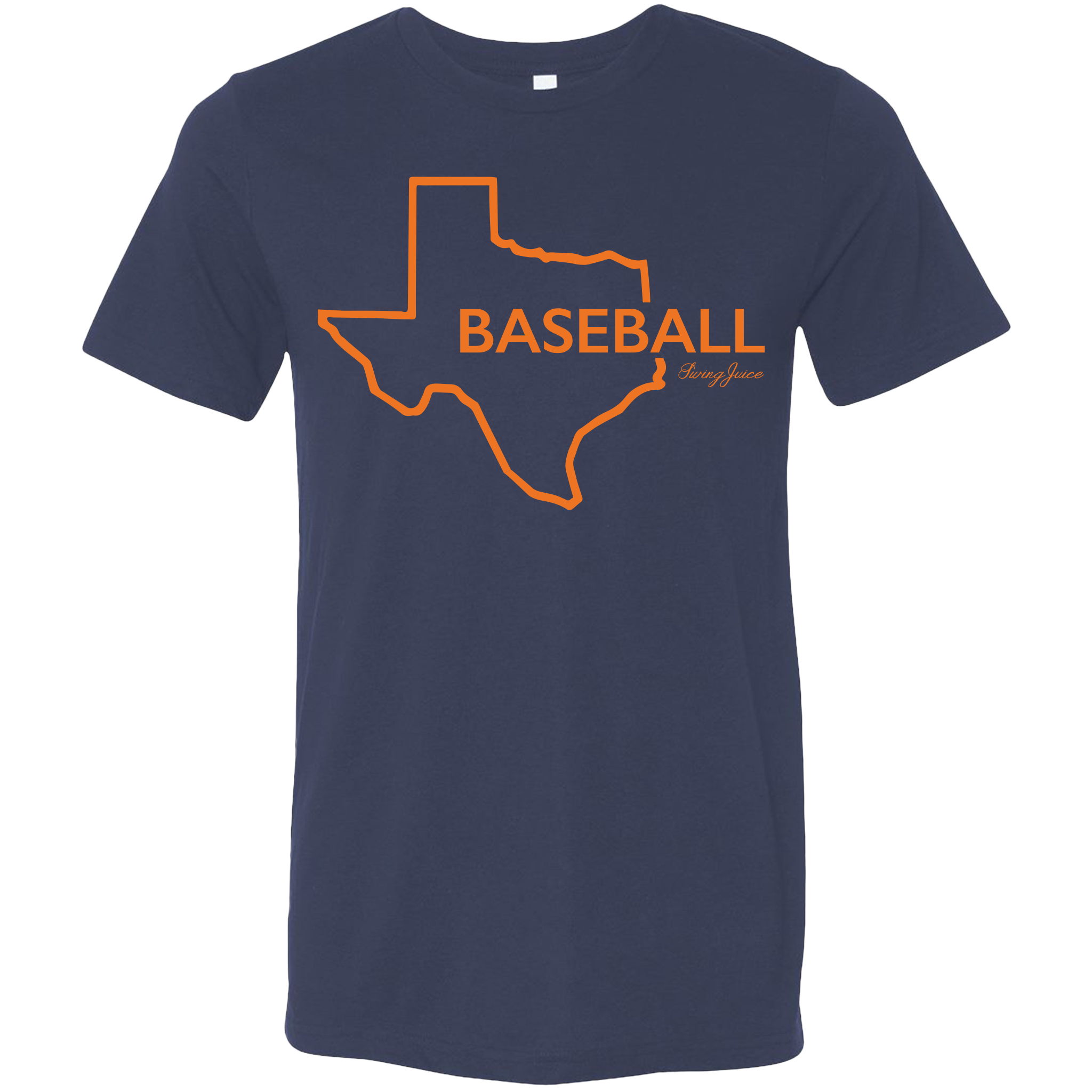 SwingJuice Short Sleeve Unisex T-Shirt Baseball Texas 4 SwingJuice Short Sleeve Unisex T-Shirt Baseball Texas - Image 2