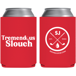 SwingJuice Unisex Koozie Golf Tremendous Slouch Red O/S