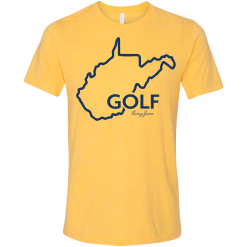 SwingJuice Short Sleeve Unisex T-Shirt Golf West Virginia