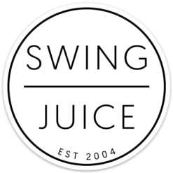 SwingJuice Unisex Sticker Golf Retro White O/S