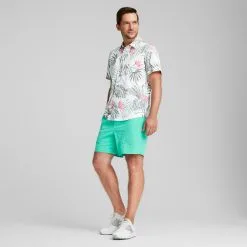 PUMA Golf PUMA X PTC Paradise Button Down Golf Shirt -Golf Shop wqelev01diovidsuecsp