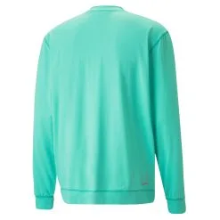 PUMA Golf PUMA X PTC Midnight Crewneck Golf Sweatshirt -Golf Shop xfg0rkxzdb4leueknciv