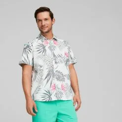 PUMA Golf PUMA X PTC Paradise Button Down Golf Shirt