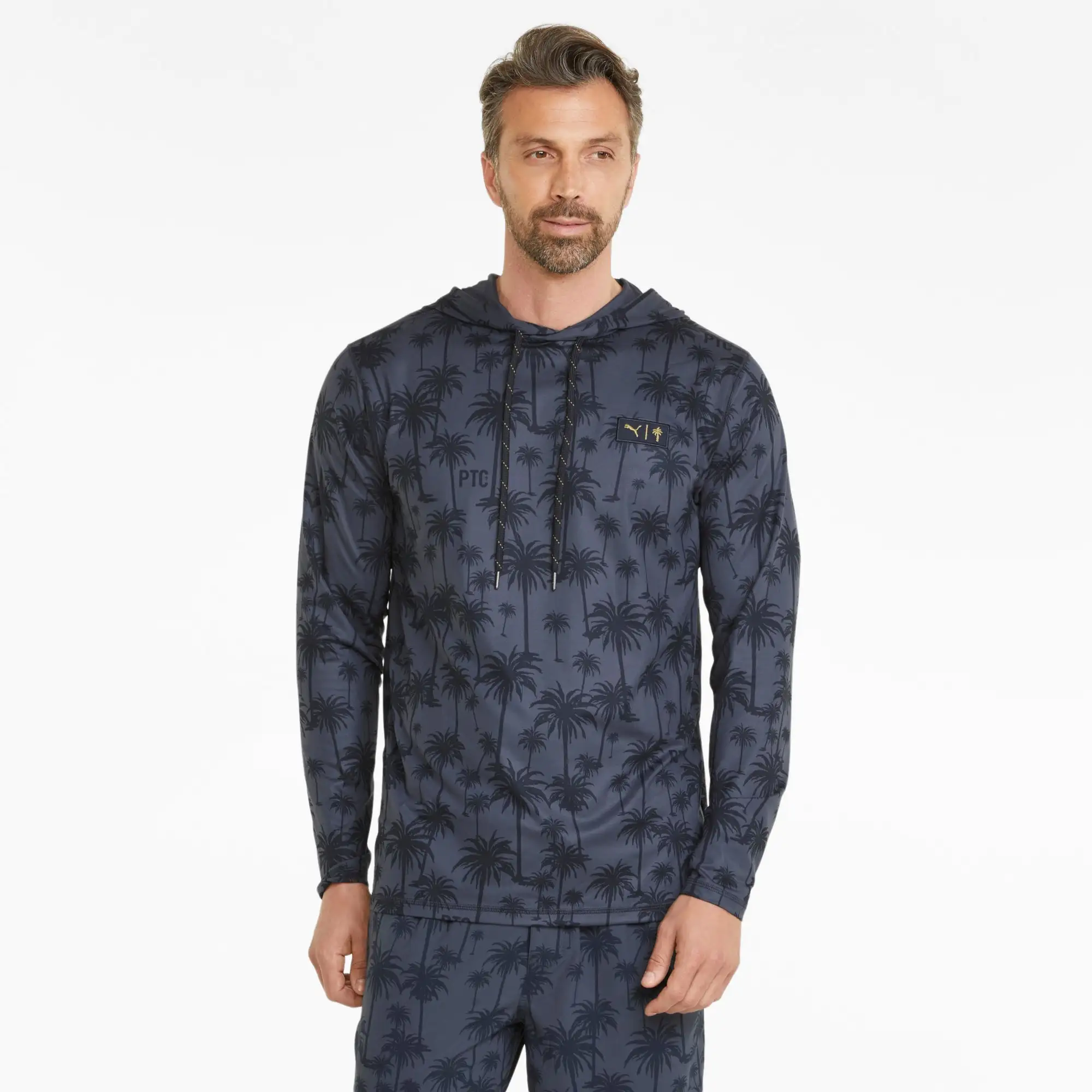 PUMA Golf PUMA X PTC Lightweight Palm Golf Hoodie 10 PUMA Golf PUMA X PTC Lightweight Palm Golf Hoodie - Image 8